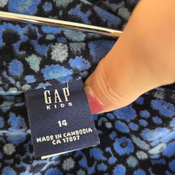 XS–S Fit - Vintage Velvet Mini Skirt by Gap Kids (Holiday 2003) - Picture 3 of 5